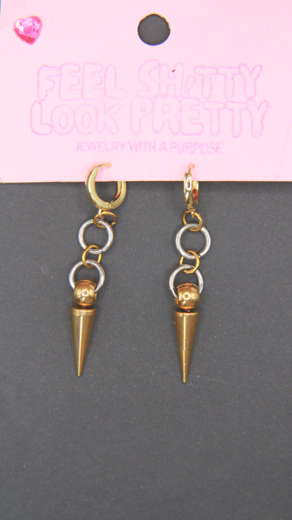 The Two-Toned Spike Huggies