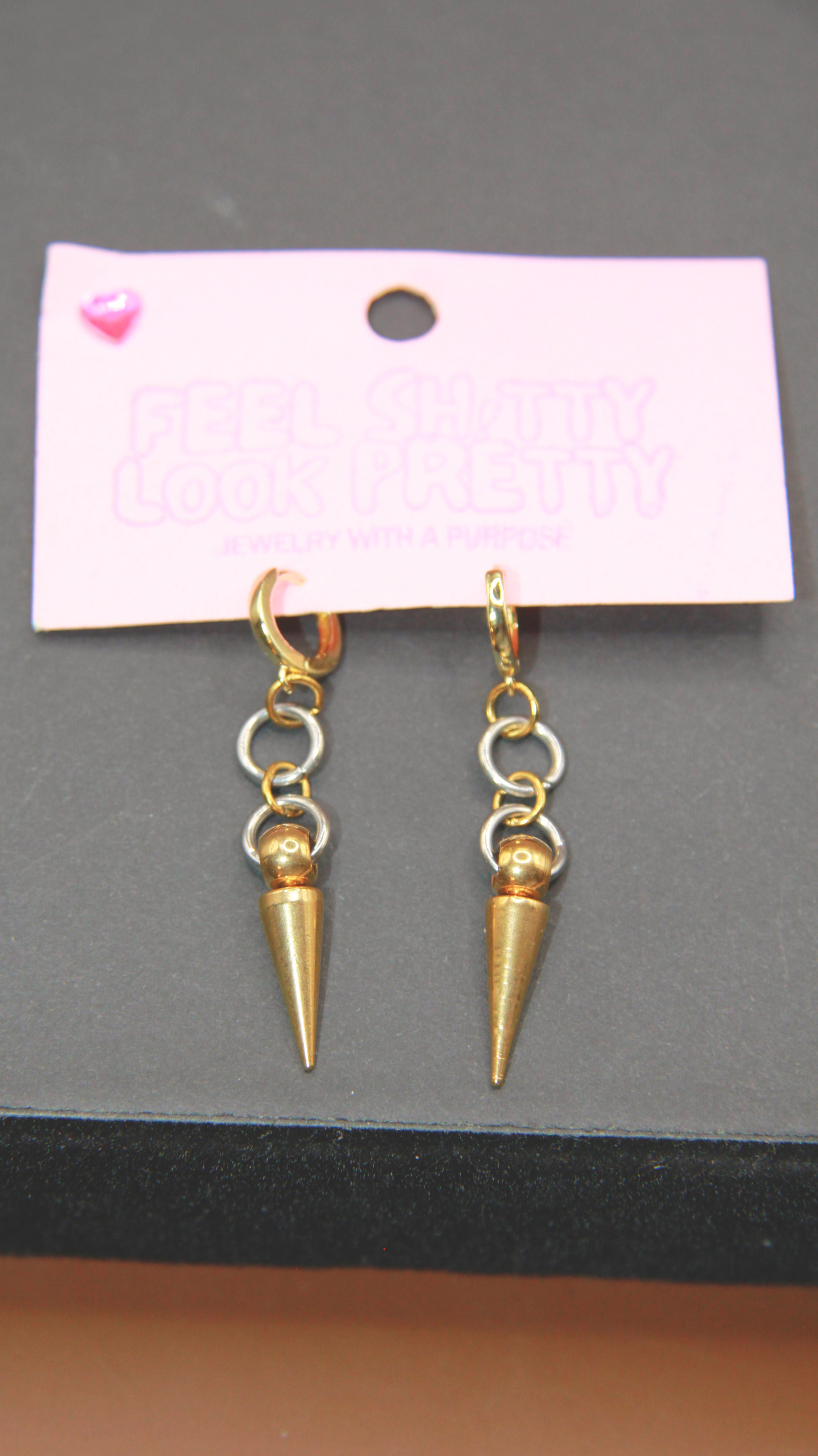 The Two-Toned Spike Huggies