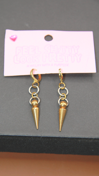 The Two-Toned Spike Huggies