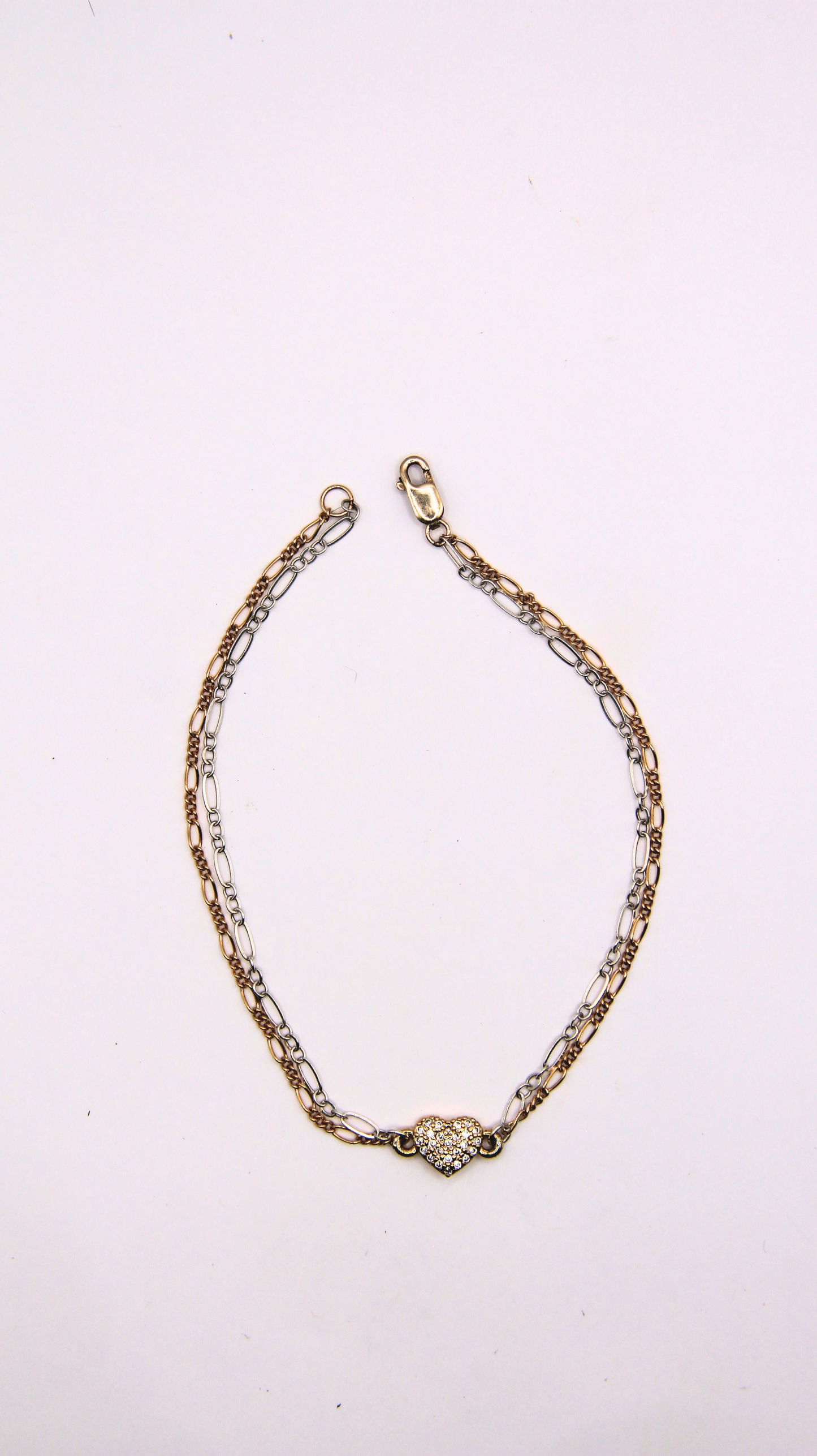 The Valentines Double Chain Bracelet