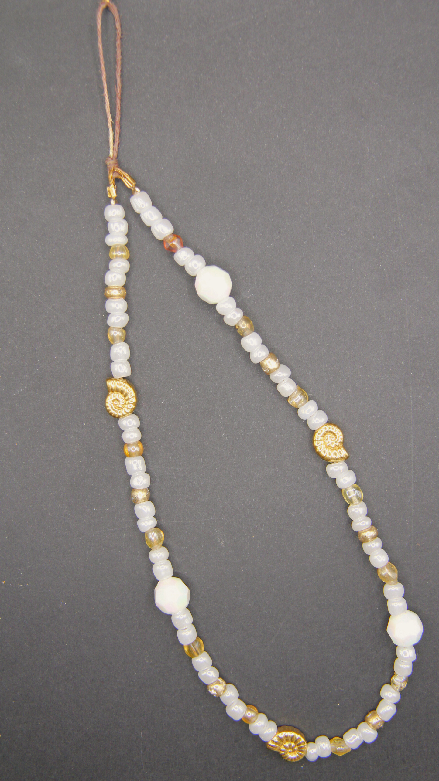 The White Shelly Phone Chain